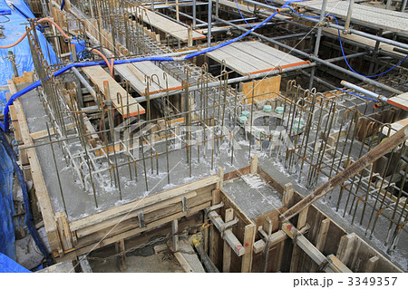 基礎のコンクリート打設 3349357