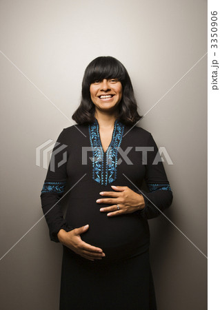 Pregnant Woman. Isolated Pregnant Woman. Isolated 3350906