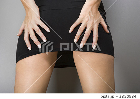Female hands on buttocks. 3350934