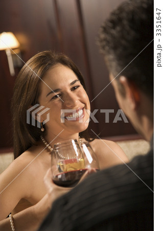 Couple drinking wine. Couple drinking wine. 3351647