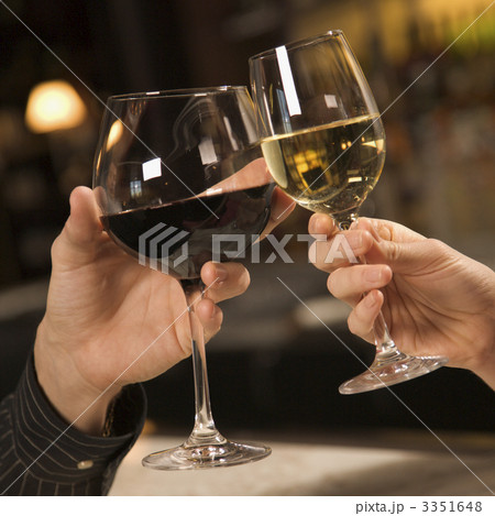 Hands toasting wine. Hands toasting wine. 3351648