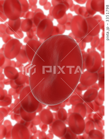 赤血球 背景ぼかしのイラスト素材