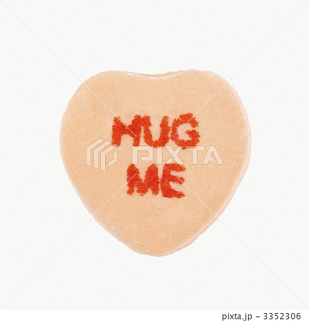 Candy heart on white. 3352306