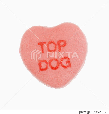 Candy heart on white. Candy heart on white. 3352307