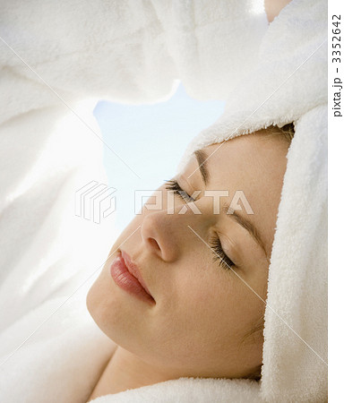 Woman resting. Woman resting. 3352642