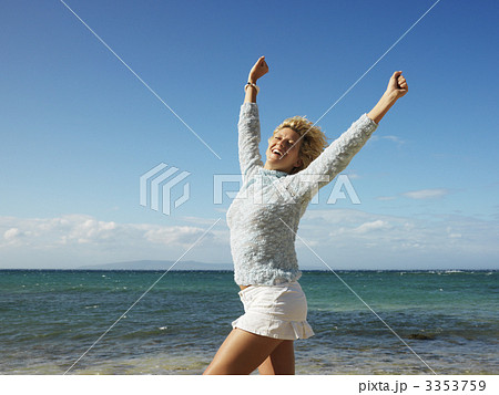 Joyful woman in Maui 3353759