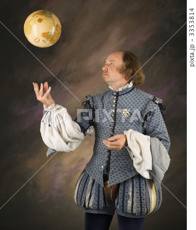 Shakespeare tossing globe. Shakespeare tossing globe. 3353814