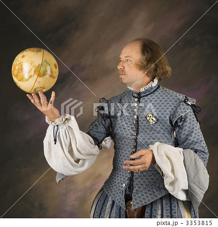 Shakespeare with globe. 3353815