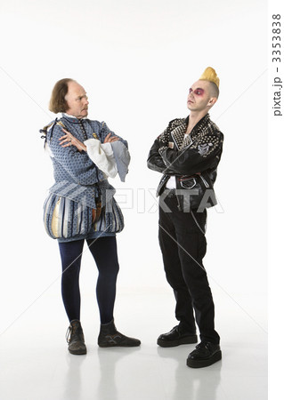 Shakespeare and punk man. 3353838