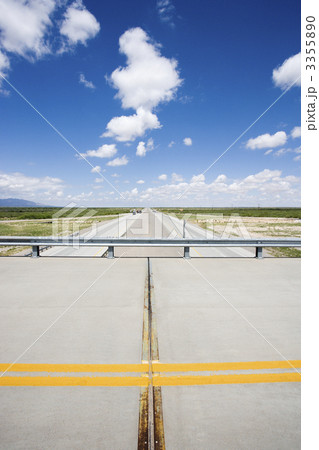 Overpass and highway. 3355890