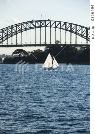 Sydney Harbour Bridge and boat. 3356494