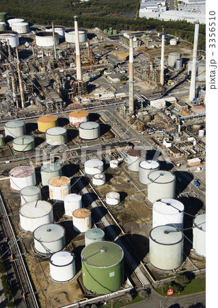 Oil refinery aerial. 3356510