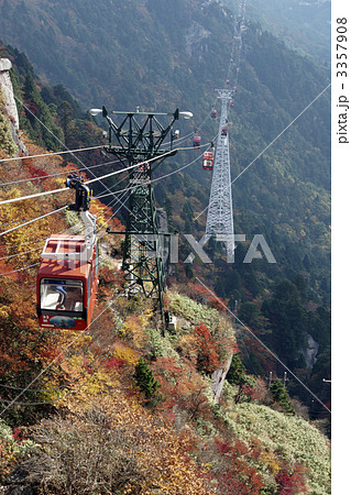 御在所岳　ロープウェイ　紅葉 3357908