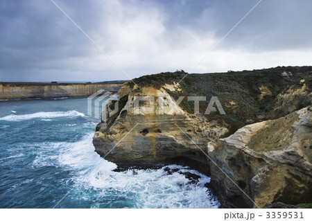 Rocky coastline. Rocky coastline. 3359531