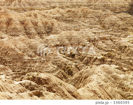 Hills in the South Dakota Badlands 3360395