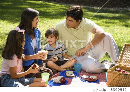 Family picnic. Family picnic. 3360912