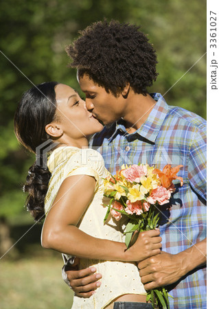 Couple kissing. 3361027