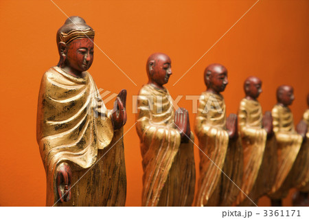 Buddhist statues. Buddhist statues. 3361171