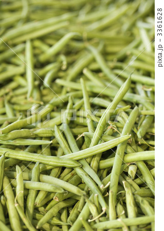 Pile of green beans. Pile of green beans. 3361628