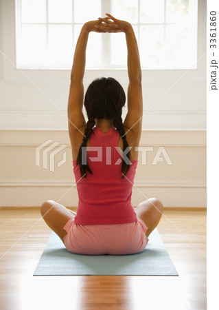 Woman stretching arms 3361860