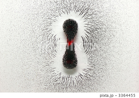 棒磁石の磁力線 3364455