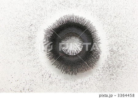 ドーナツ型磁石の磁力線 3364458