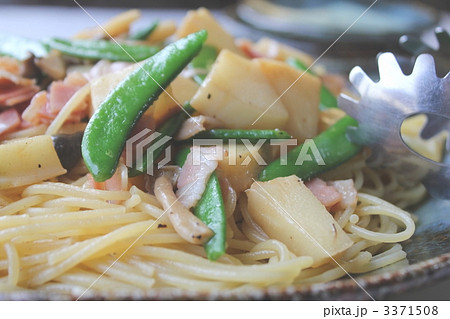 筍とベーコンの和風パスタ 3371508
