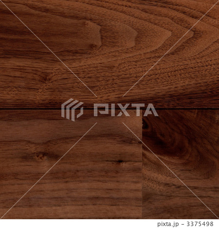 アメリカン ウォールナットの無垢材 ウレタン塗装 の写真素材