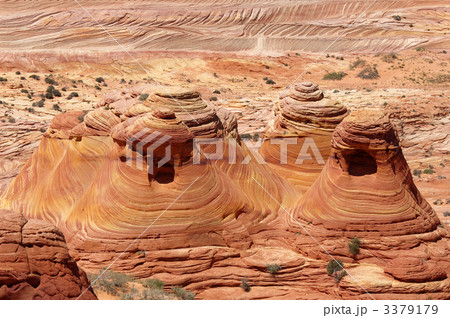 ザウェーブ アメリカの秘境の写真素材