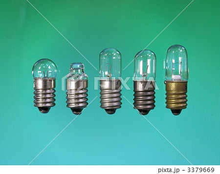 Ledパネルと豆電球 の写真素材