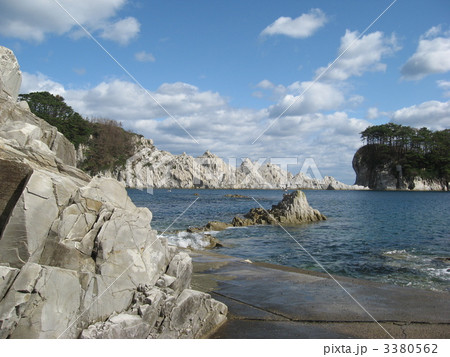 浄土ヶ浜と遊歩道 3380562