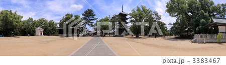 四国霊場第75番札所「善通寺」東院(伽藍)パノラマ 四国霊場第75番札所「善通寺」東院(伽藍)パノラマ 3383467