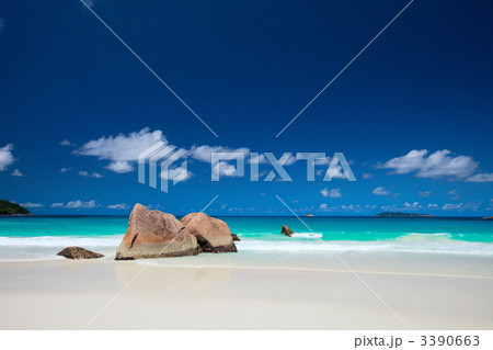 Anse Lazio beach in Seychelles Anse Lazio beach in Seychelles 3390663