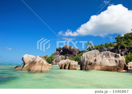 Anse Source d Argent beach Anse Source d Argent beach 3390867