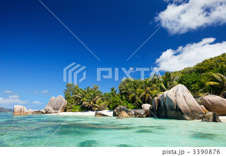 Anse Source d'Argent beach Anse Source d'Argent beach 3390876