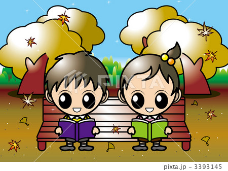 読書(boy&girl) 読書(boy&girl) 3393145