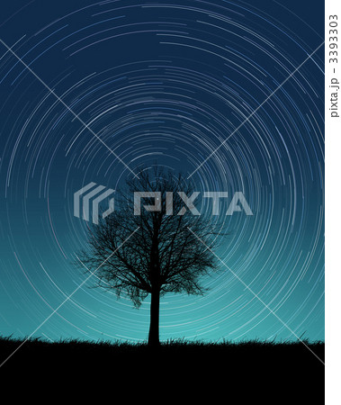 星の日周運動 3393303