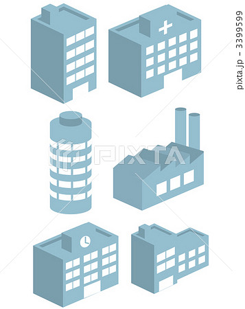 ベクター ビル 建物のイラスト素材