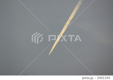 飛行機雲 3401395