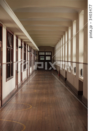 豊郷小学校　廊下 3403477