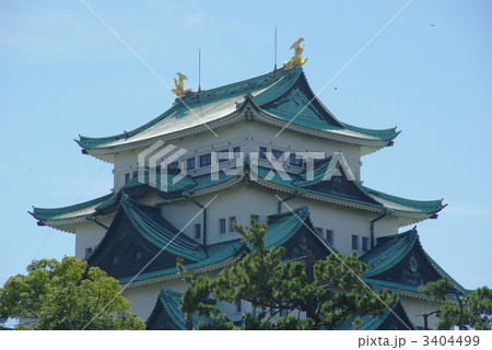 名古屋城　秋 3404499