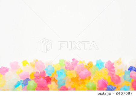 金平糖 フレーム用 の写真素材