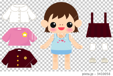 Kindergarten clothing illustration Kindergarten clothing illustration 3410058