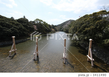 伊勢神宮と五十鈴川 3411490