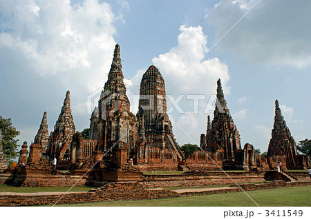 タイ　アユタヤ　ワット・チャイワッタナーラーム 3411549