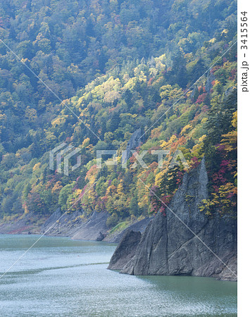 豊平峡（北海道定山渓）の紅葉 3415564