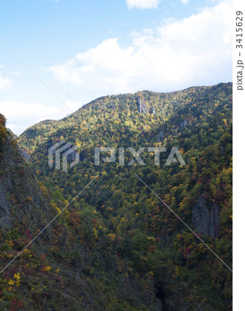 豊平峡（北海道定山渓）の紅葉 3415629