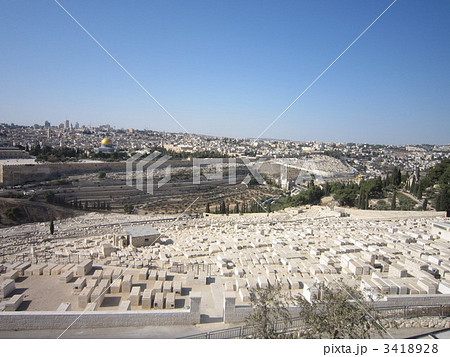 イスラエル、エルサレム、オリーブ山 イスラエル、エルサレム、オリーブ山 3418928