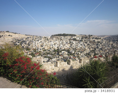 イスラエル、エルサレム、オリーブ山 イスラエル、エルサレム、オリーブ山 3418931