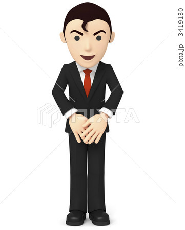 就職活動　新人　お辞儀 3419130